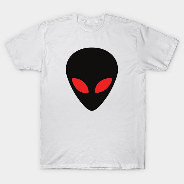 Alien Head T-Shirt by Abeer Ahmad